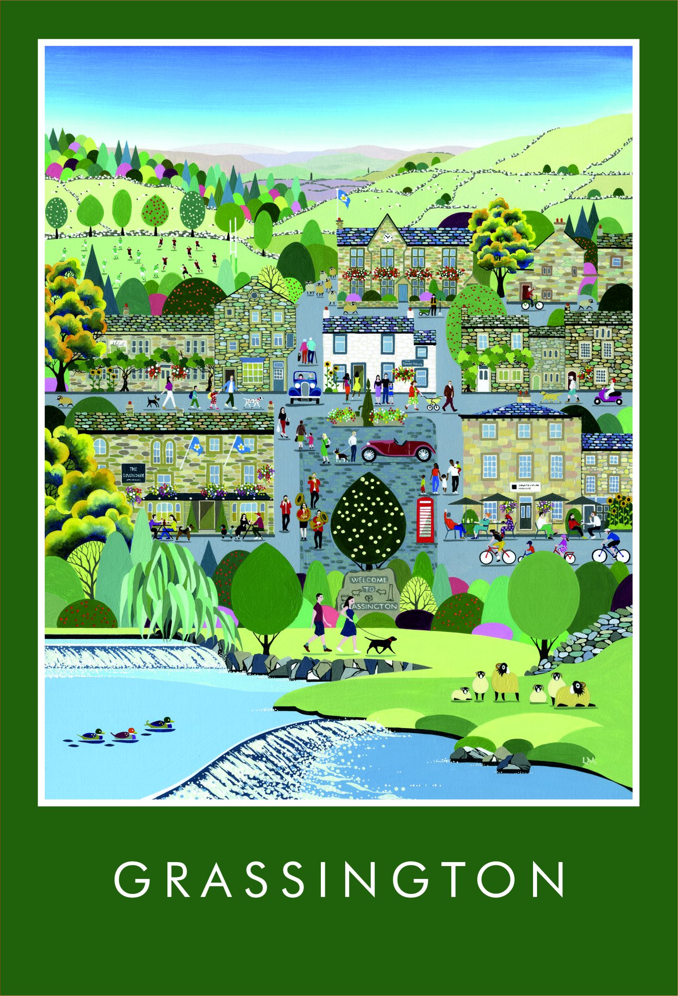 Tea Towel by Linda Mellin Art - Image 4